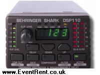 Behringer Shark DSP110. C-W Mains Lead IEC to 13 amp plug.