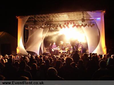 Chagstock Stage at Night - Saw Doctors in Action