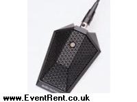 Audio Technica AT851a front of stage. conferencing. live recording