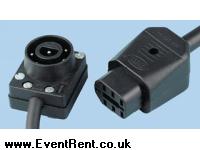 10 Meter Bulgin to ELV Socket 7 core 6 amp Lead