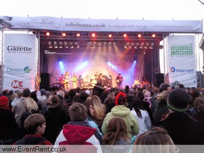 Barnstaple Lighting the Lights in Action