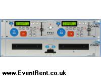 Citronic Dual cd player. C/W Mains Lead IEC to 13 amp plug