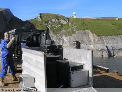 Disco on Lundy Island