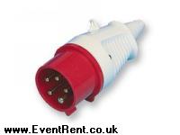 63amp 3-phase plug to bare ends