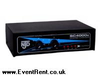 NJD sc4000e 4ch switch chaser with bulgin. C/W 13 amp mains lead