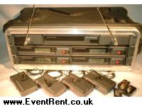Sennheiser Four Channel beltpack radio kit
