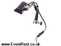 Music light with screw clamp 25w bulb