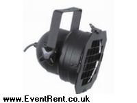 Par 56 black short nose 300w lamp. C/W Gel frame. G Clamp inc Nut & Bolt. Safety Bond. Mains lead 15 amp