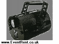 NJD rap250w rotary gobo projector. IEC Inlet